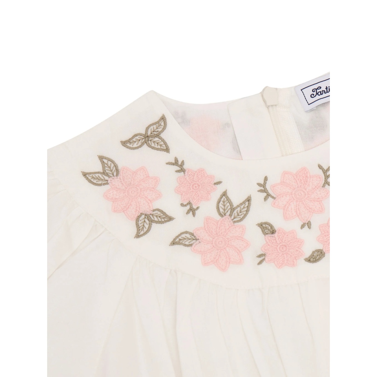 embroidered smocked blouse - Img 3