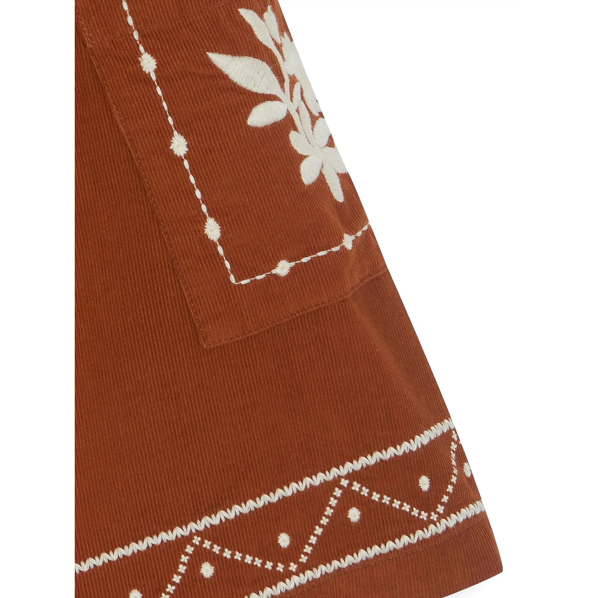 embroidery pocket dress - Img 3