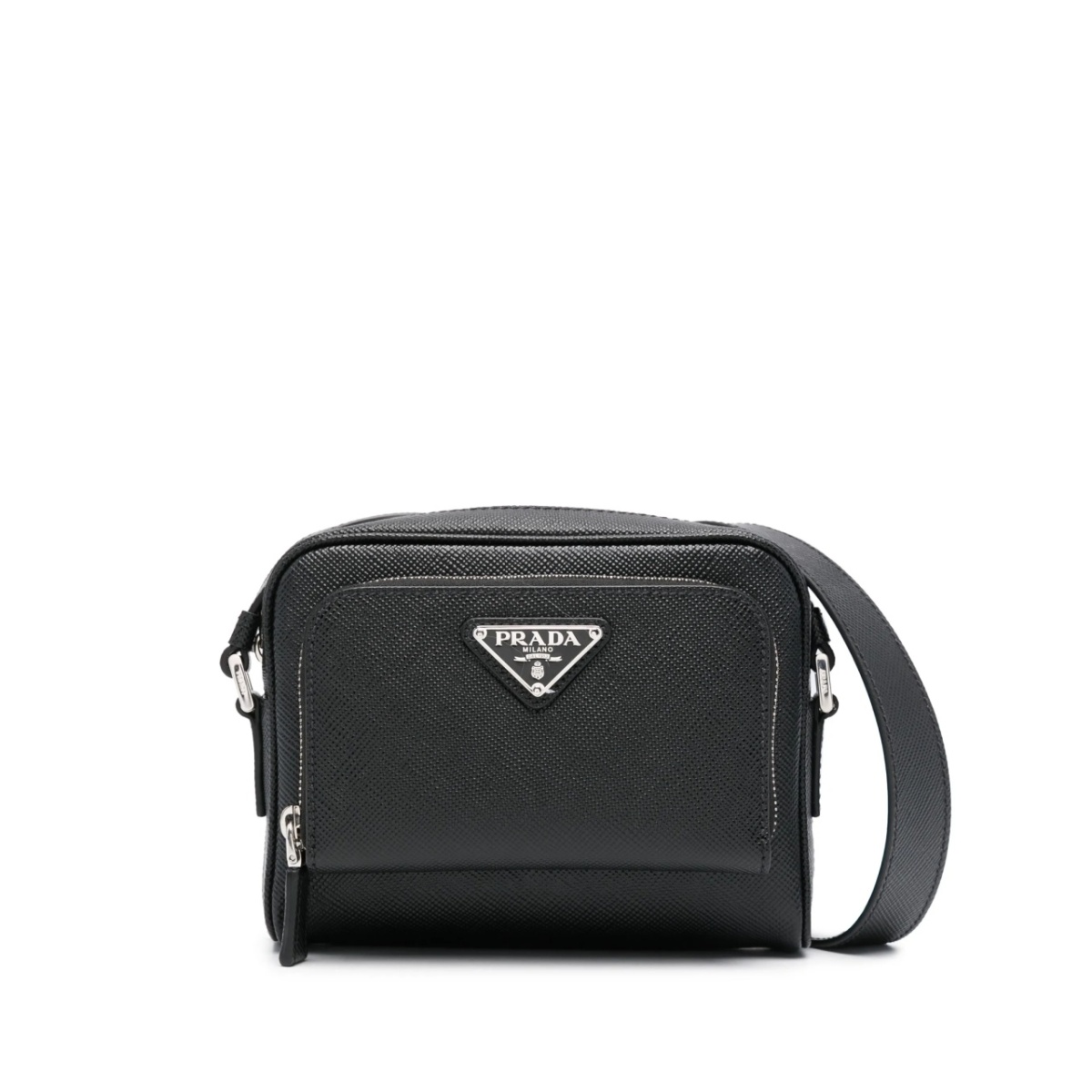 enamel-logo messenger bag