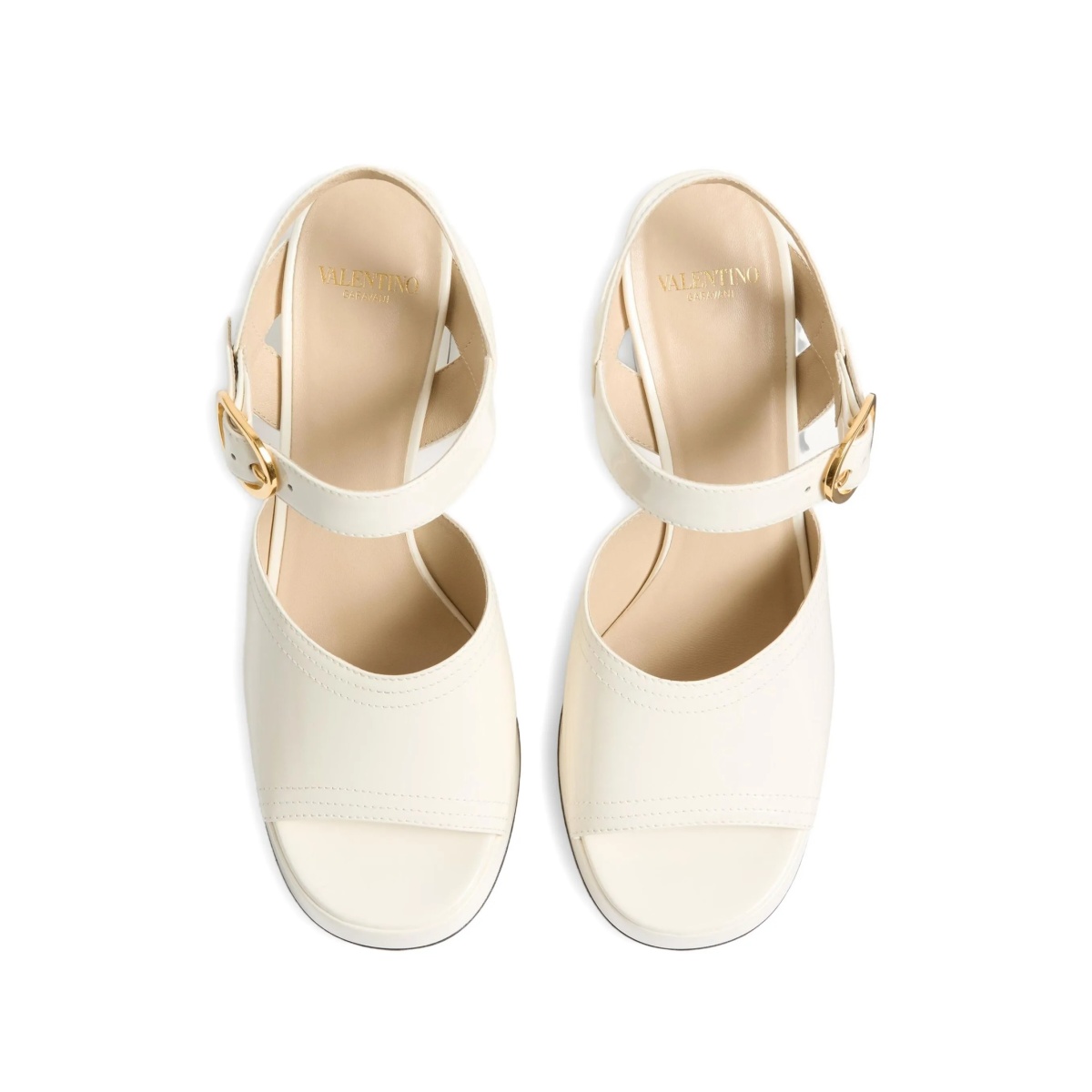 FAWCETTE PLATFORM SANDAL IN POLISHED CALFSKIN 100MM - Img 4