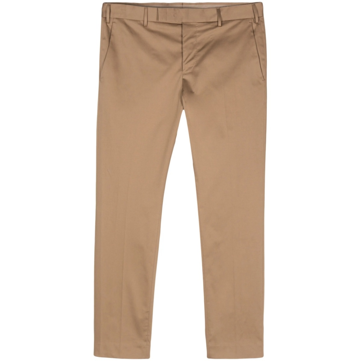 feather-pendant tapered trousers