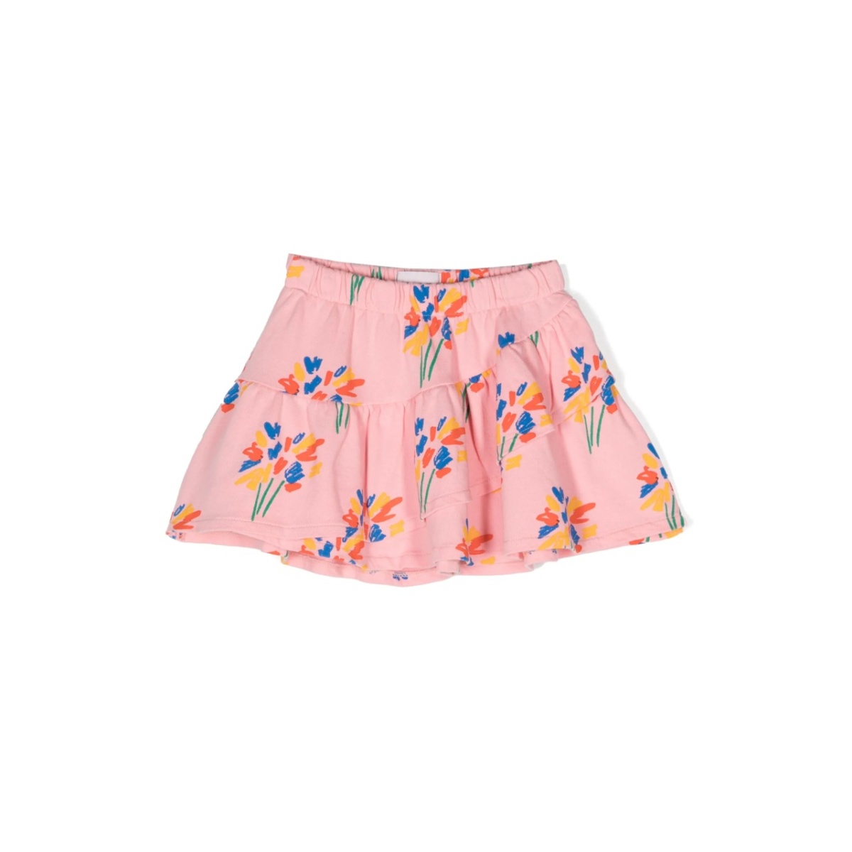 Fireworks ruffled A-line skirt