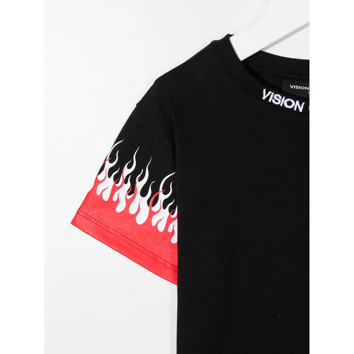 flame print T-shirt - Img 3