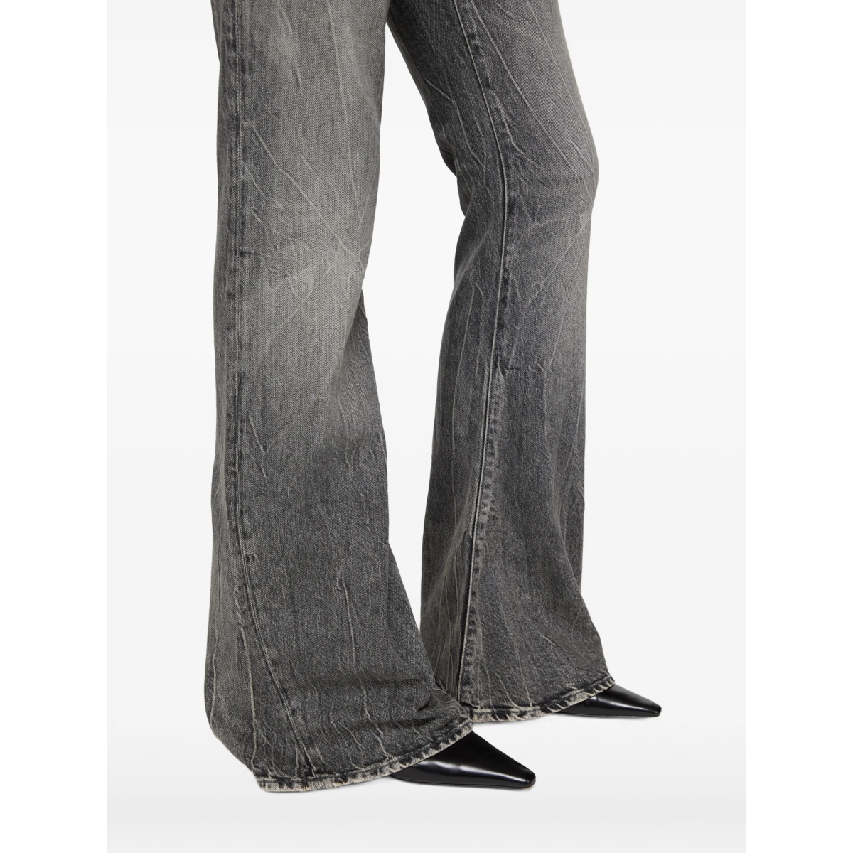 flared patch jeans - Img 4
