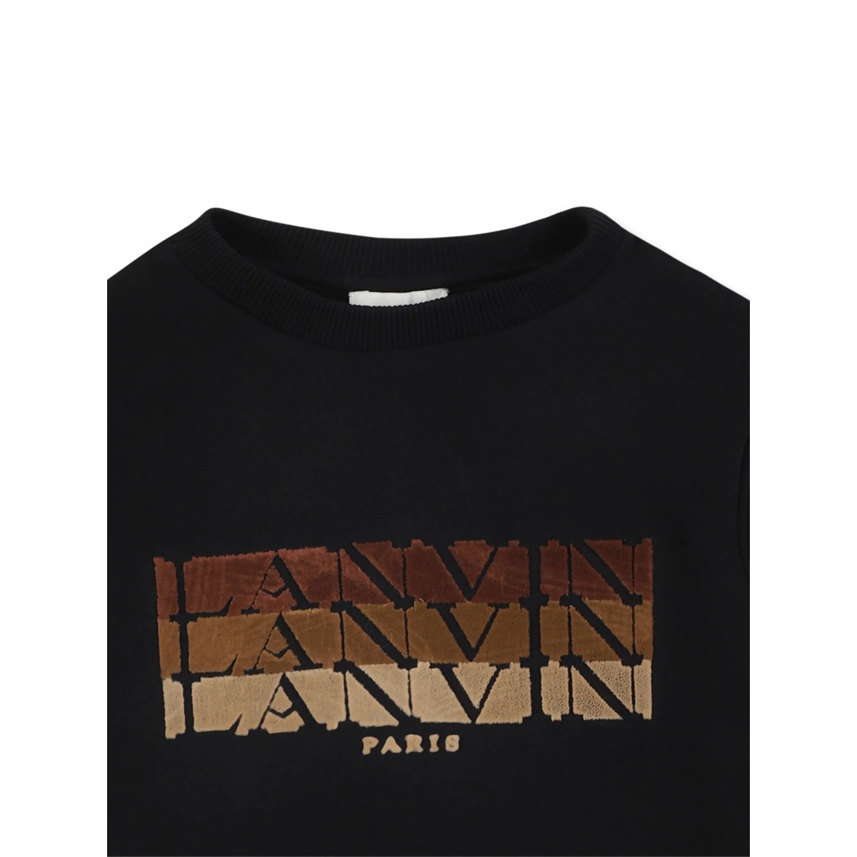 flocked-logo sweatshirt - Img 3