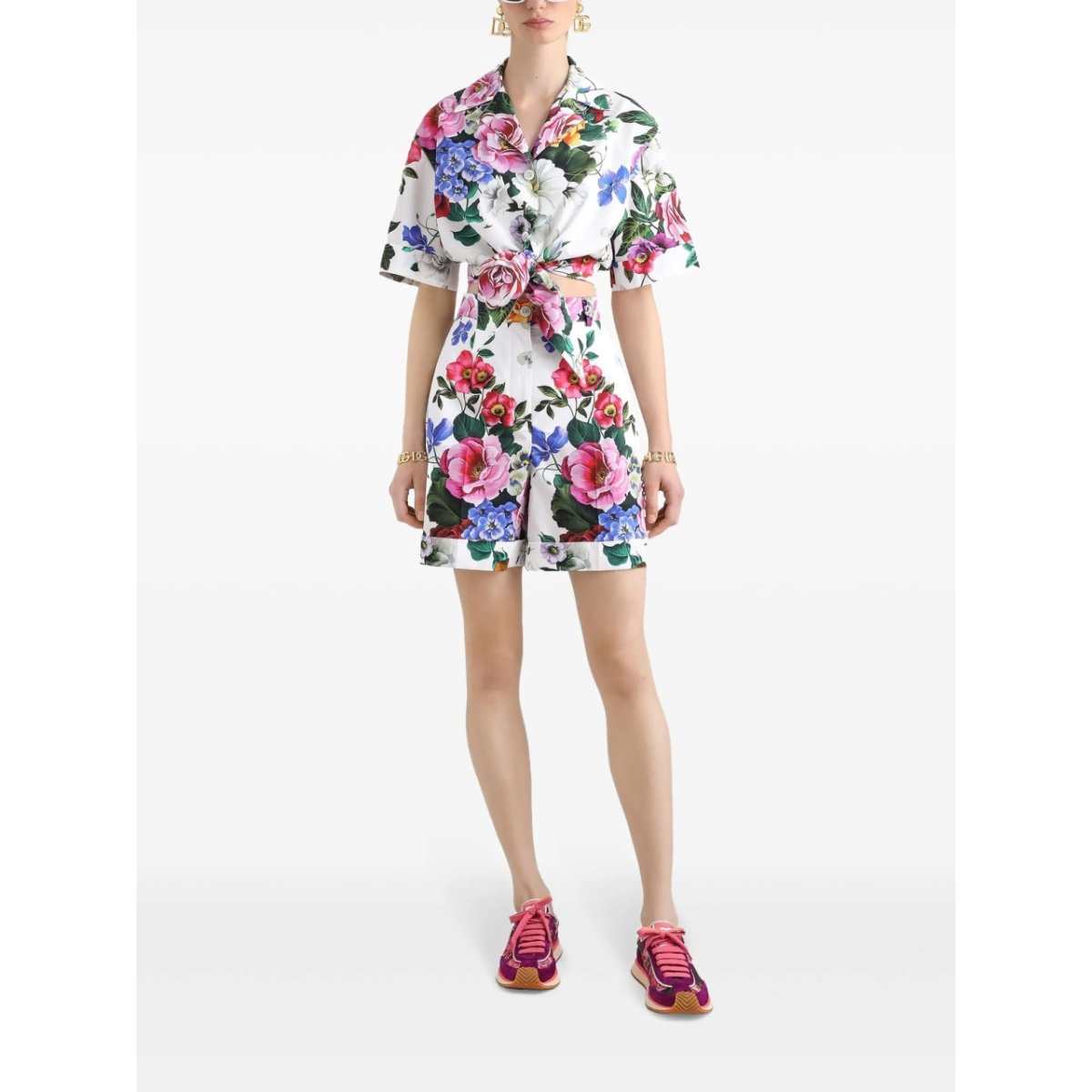 floral-print shirt - Img 2