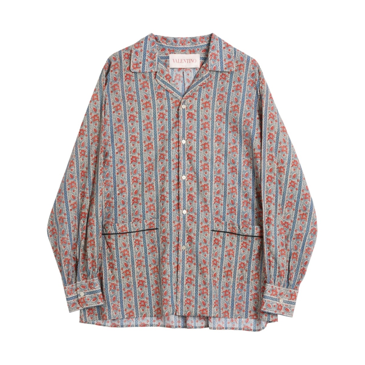 floral-print shirt