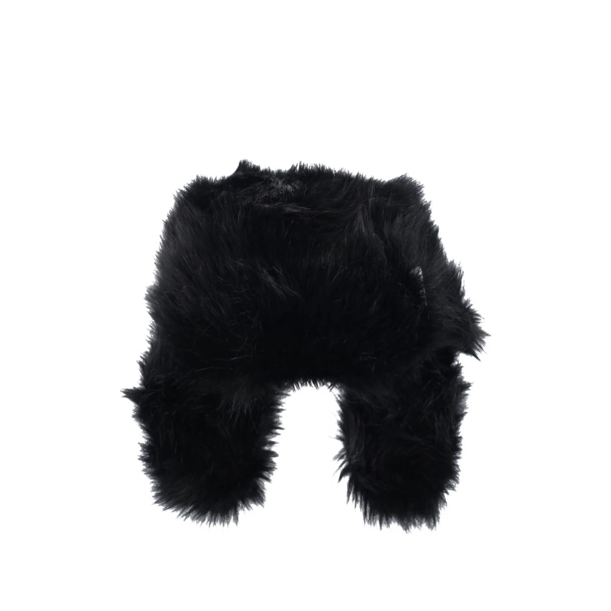 fluffy ear-flap hat