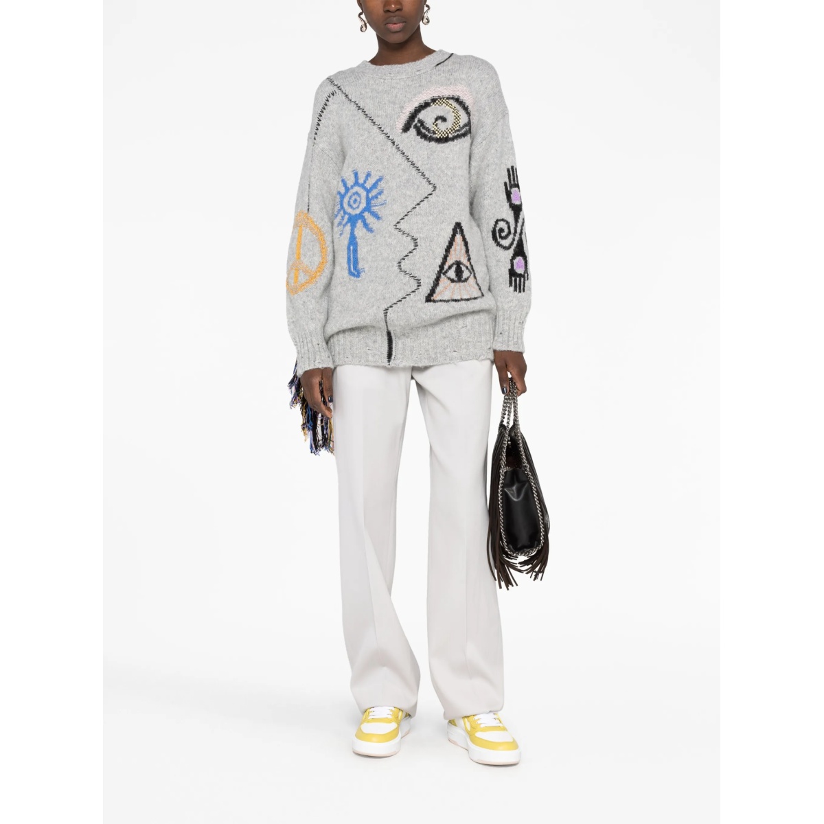 Folk graphic-embroidered jumper - Img 2