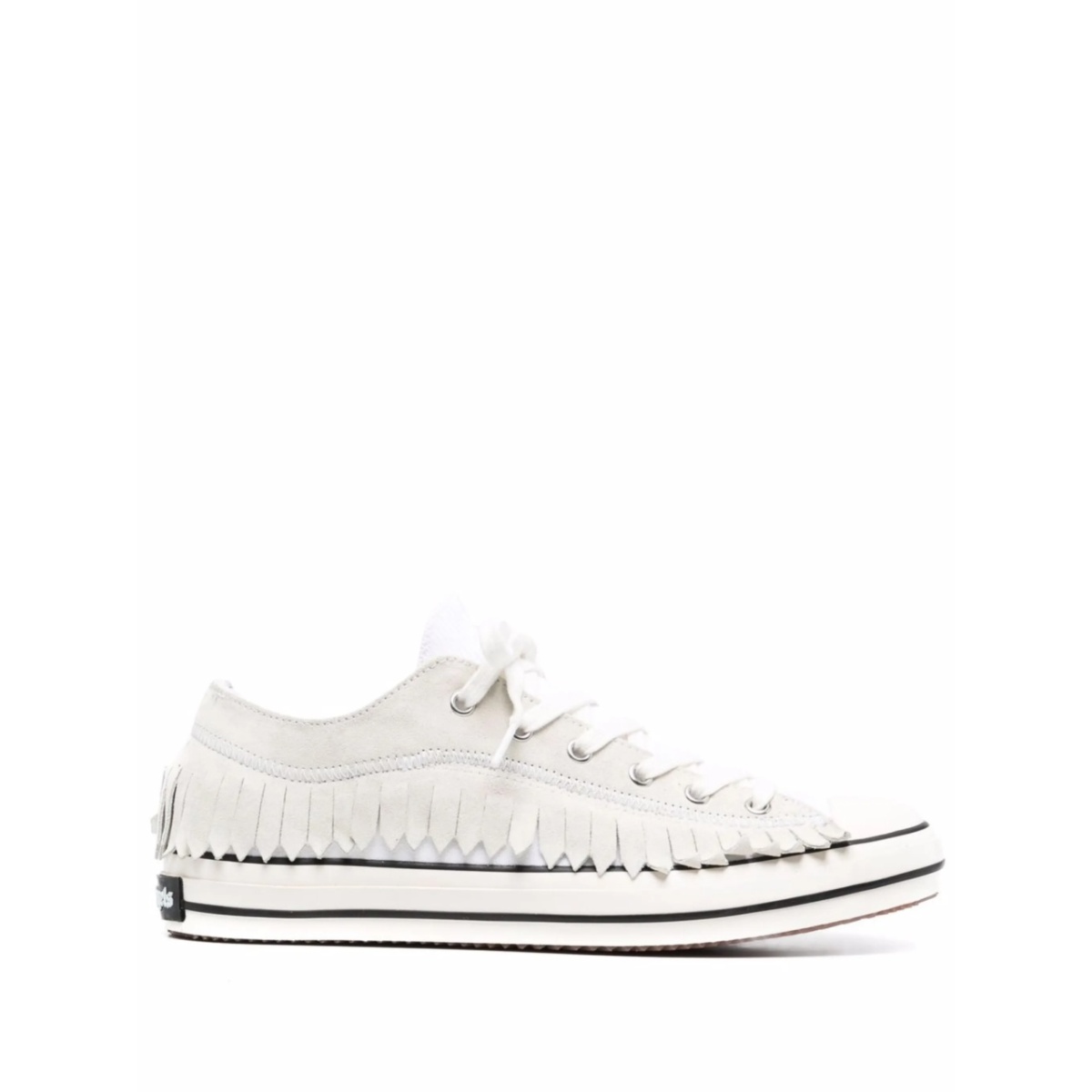 fringe Basked low vulcanized sneakers