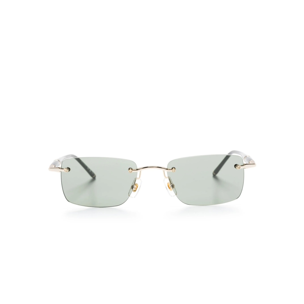 geometric-frame sunglasses