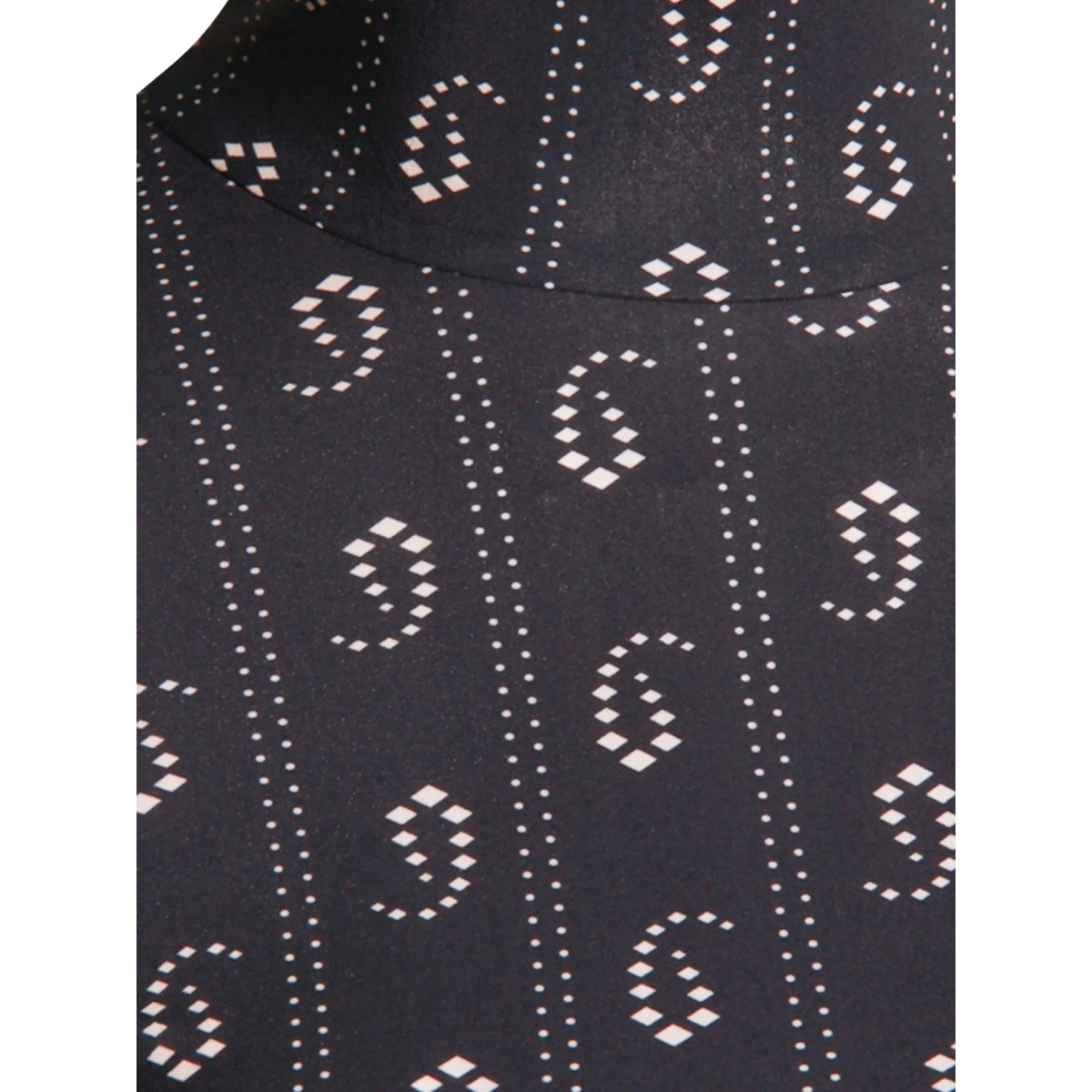 geometric-print turtleneck top - Img 3