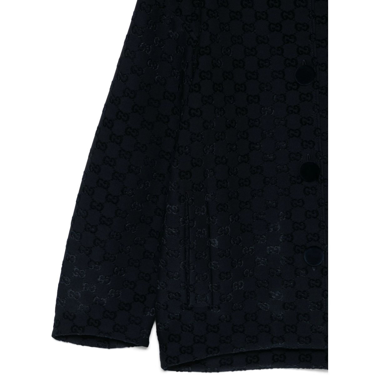 GG-pattern Peter Pan-collar jacket - Img 3