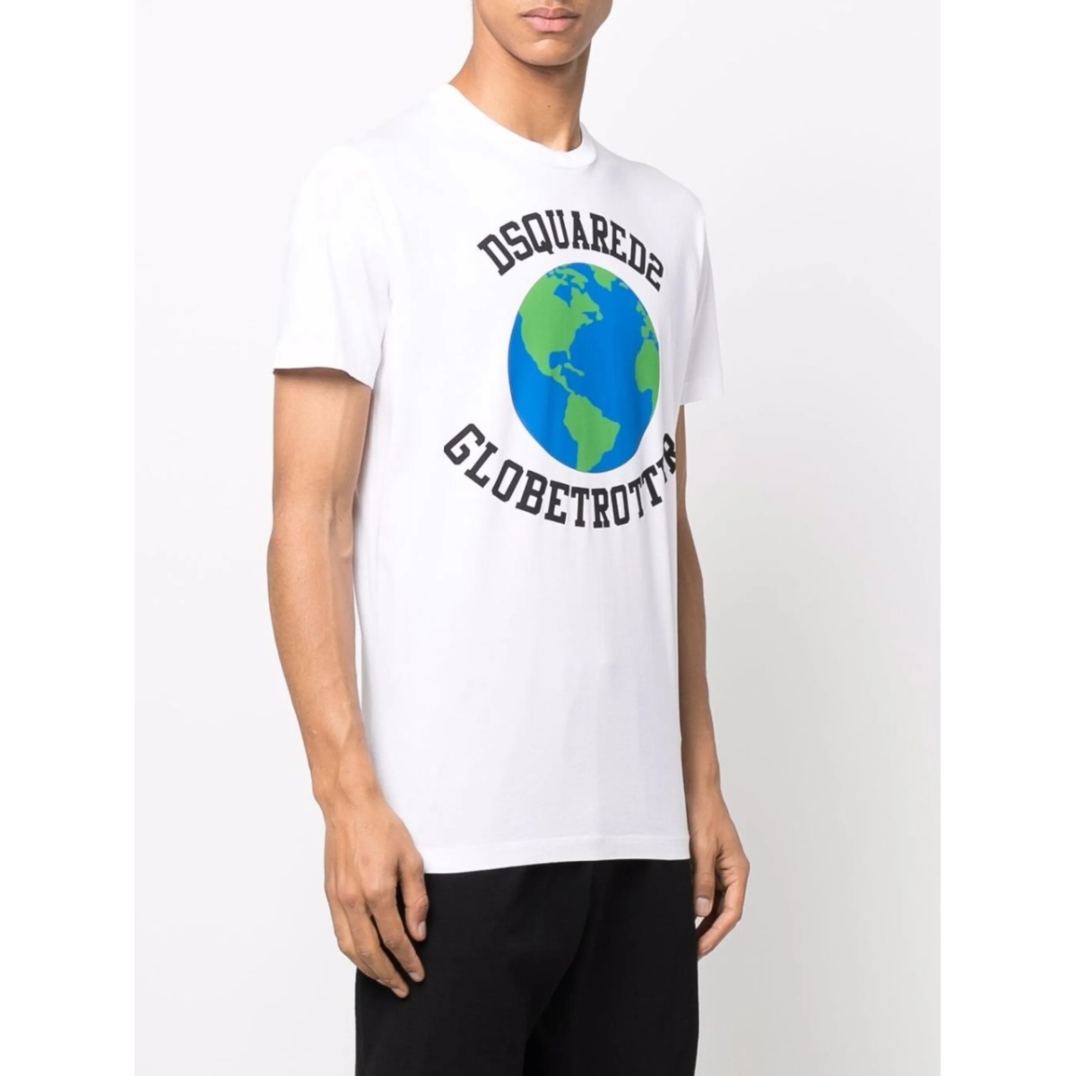 Globetrotter logo-print T-shirt - Img 3