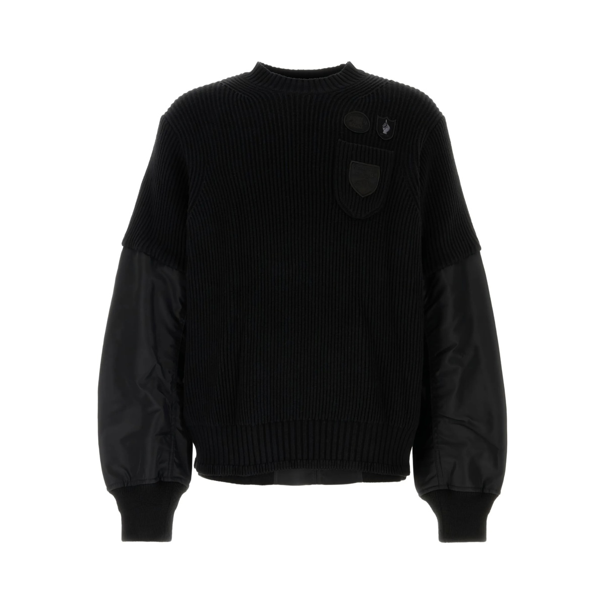 Gonz multi-patch sweater