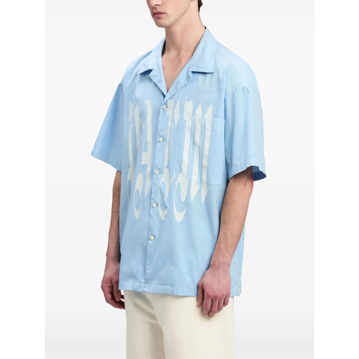 Gothic Logo cotton shirt - Img 4