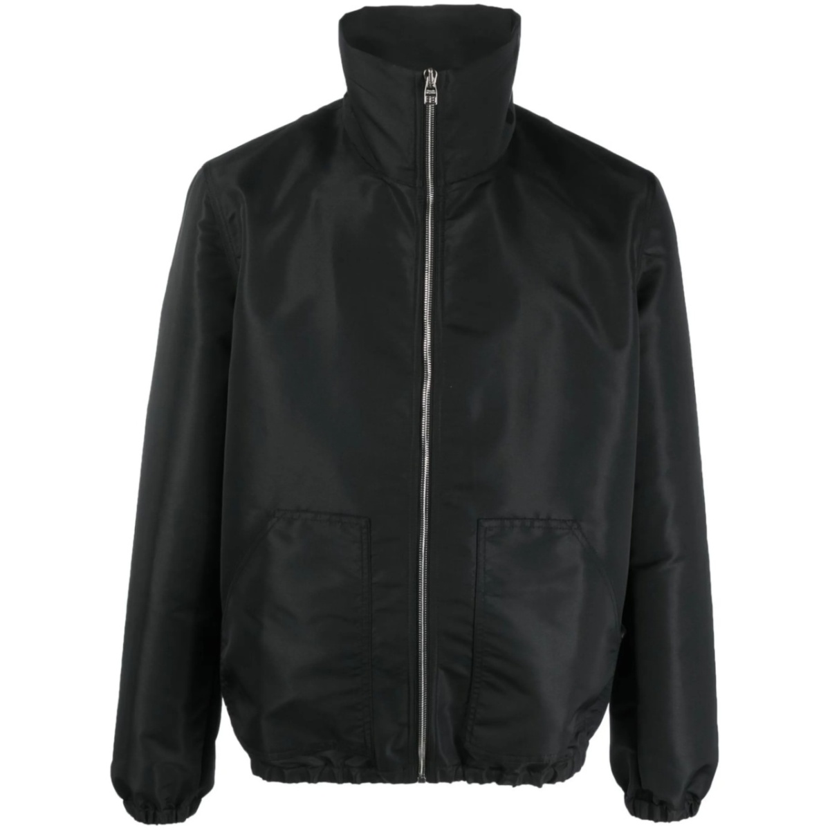 Graffiti-print zip-up jacket