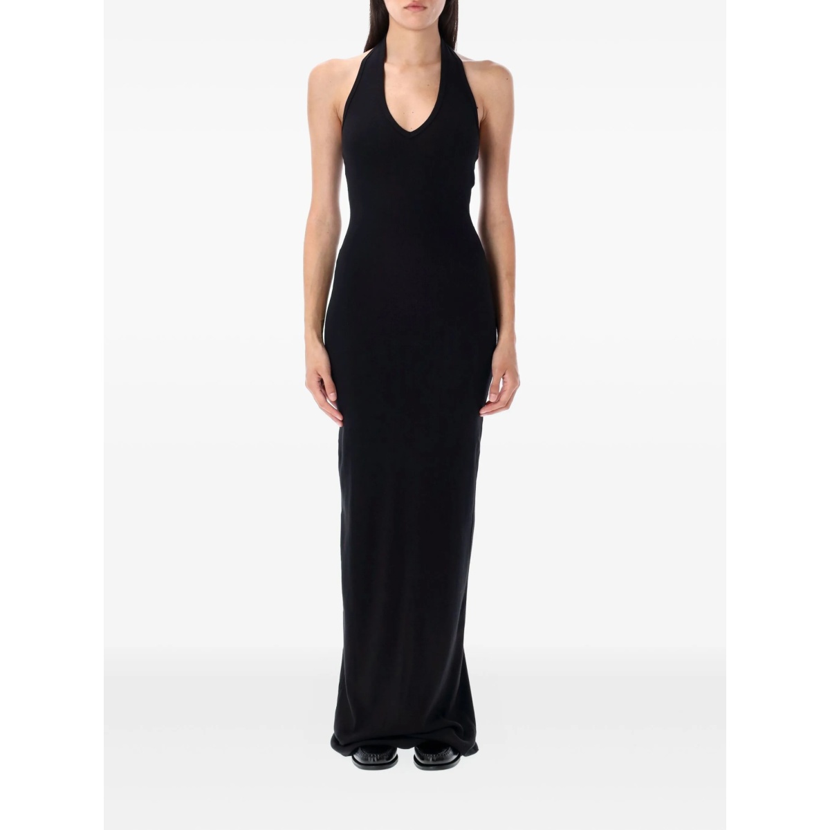 halter-neck maxi dress