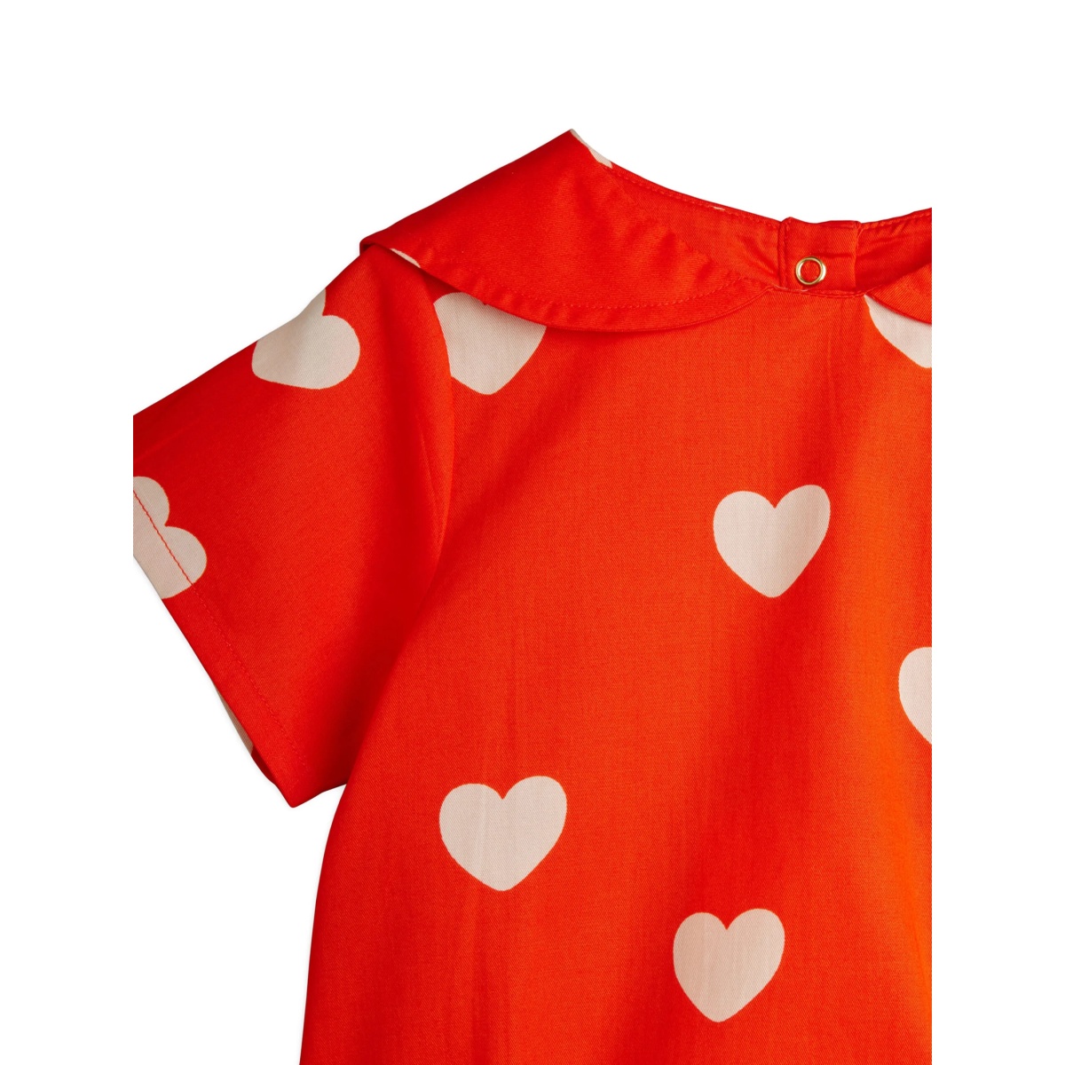 heart-print collared T-shirt - Img 3