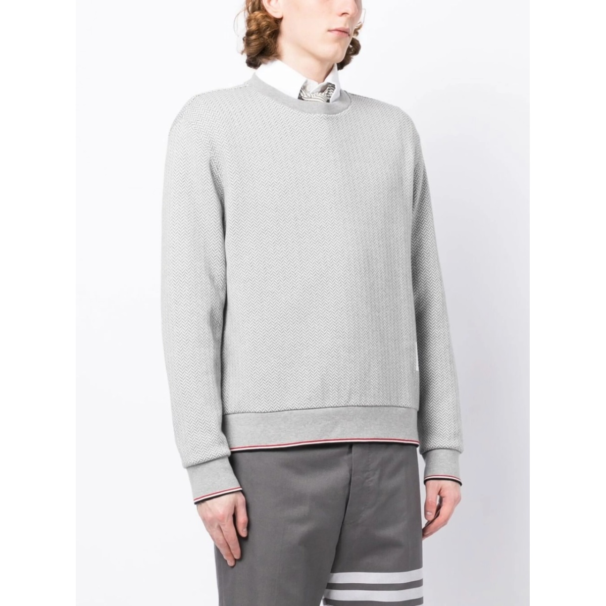 herringbone pattern sweater - Img 3