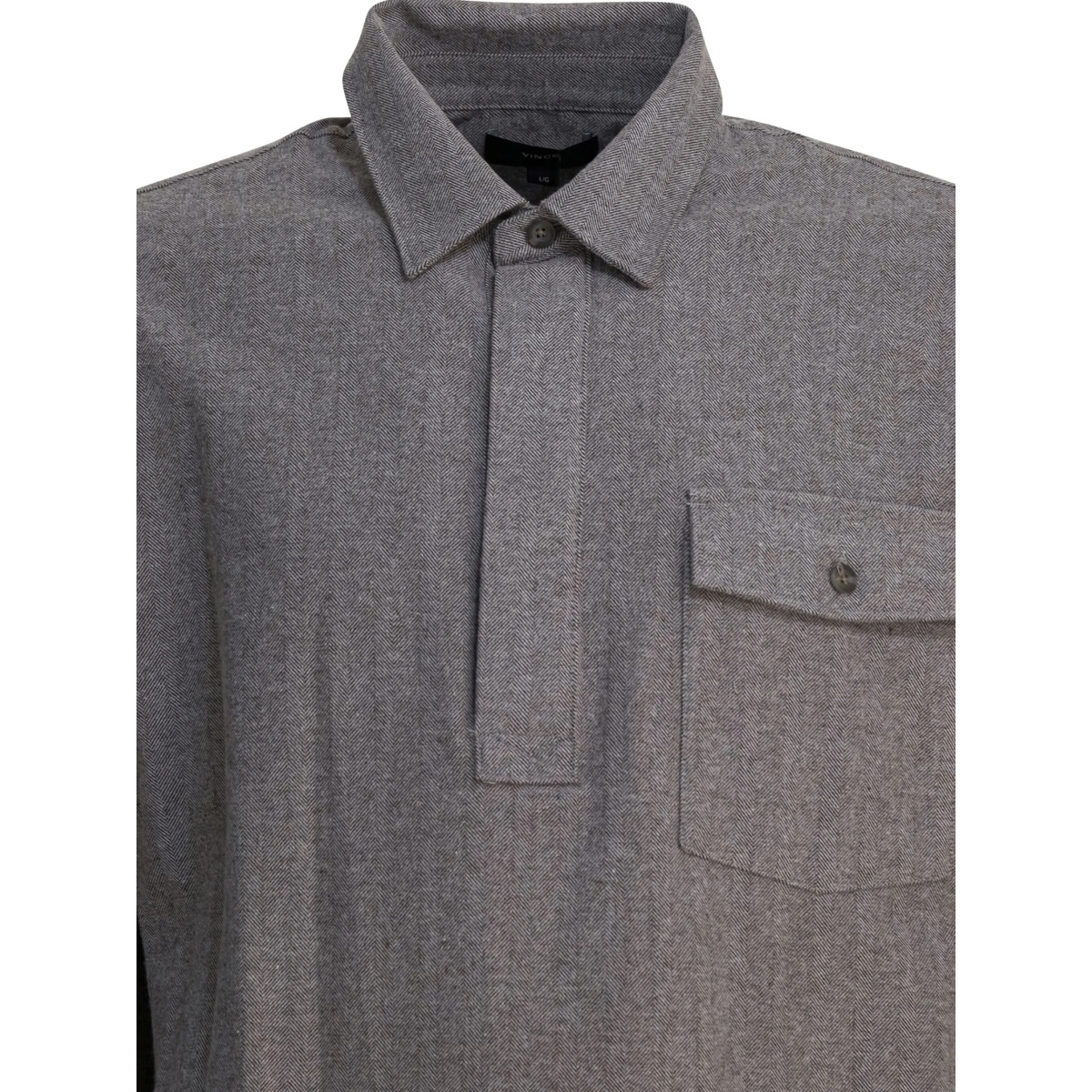 herringbone pocket polo shirt - Img 3