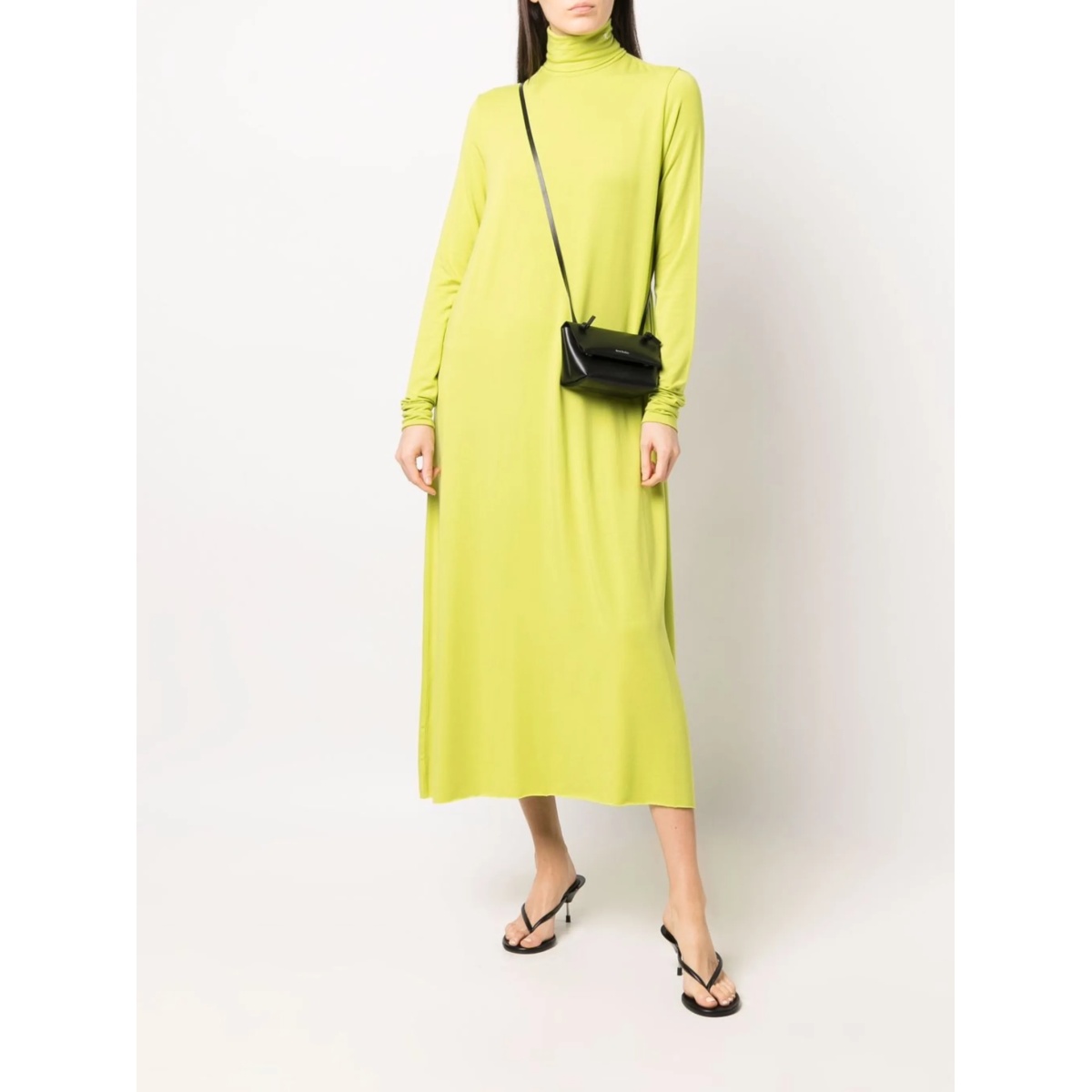 high-neck midi dress - Img 2