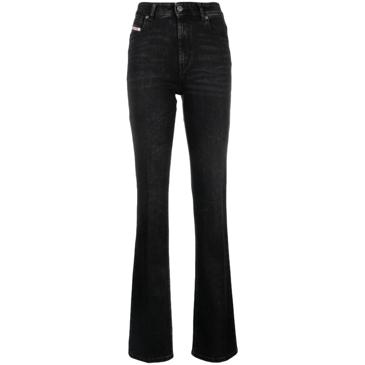 high-rise bootcut jeans
