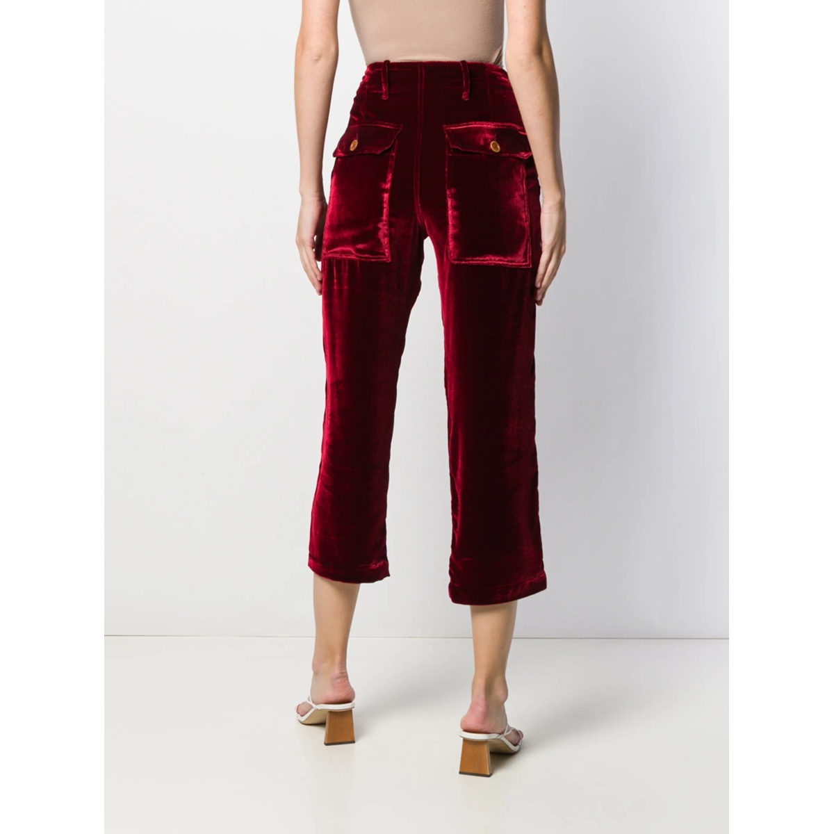 high-rise cropped trousers - Img 4
