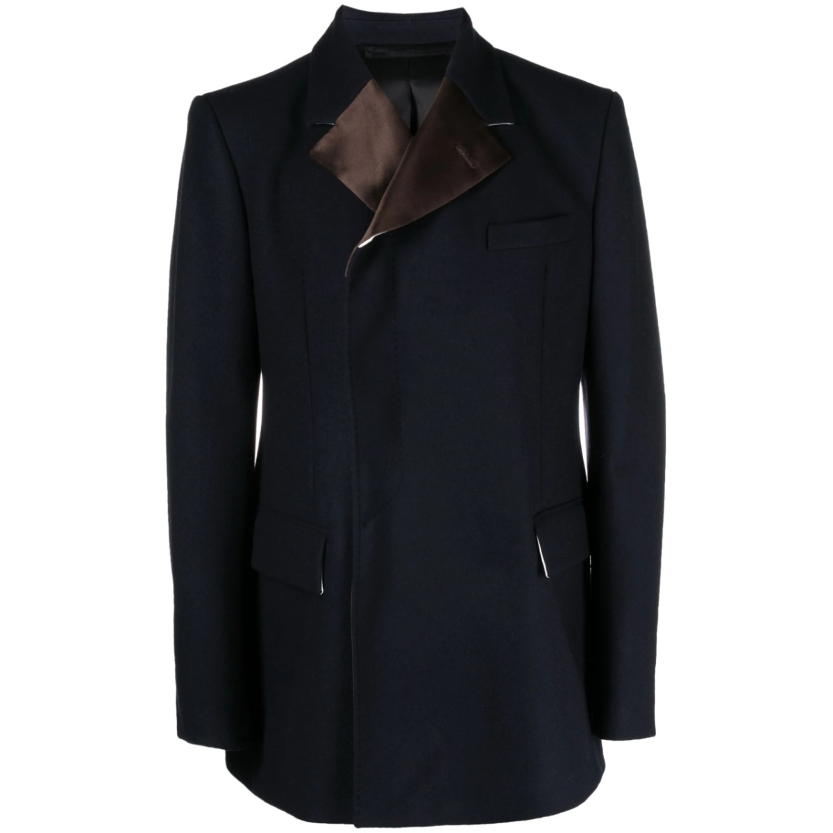 Histoire notched-lapels coat