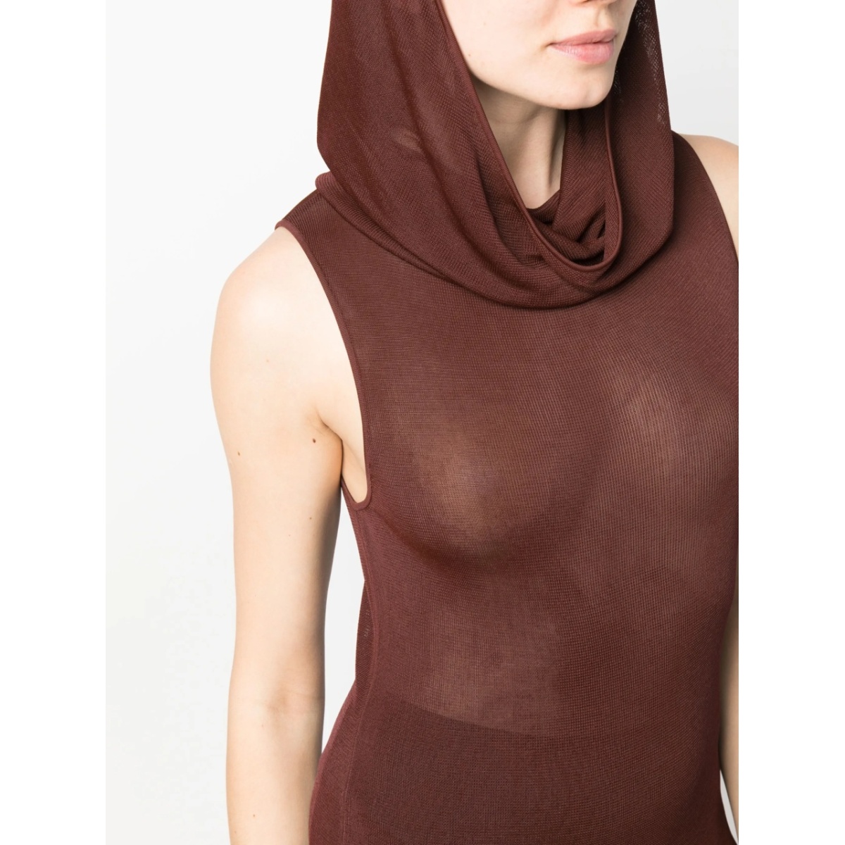 hooded maxi dress - Img 5