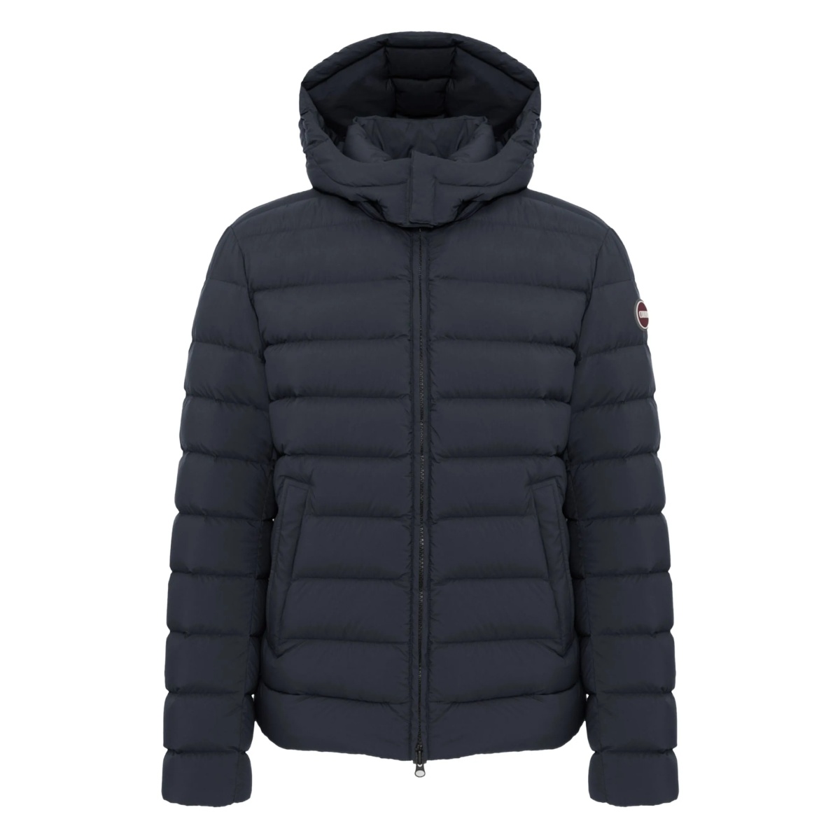 hooded quilted jacket