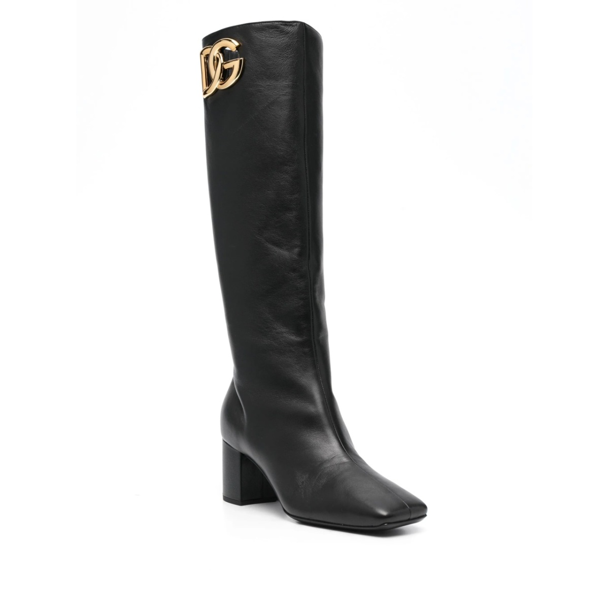 Jackie 60mm logo-plaque leather boots - Img 2