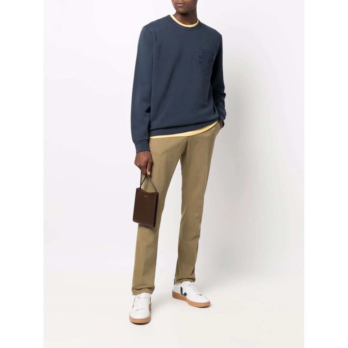 jetted-pocket cotton chinos - Img 2