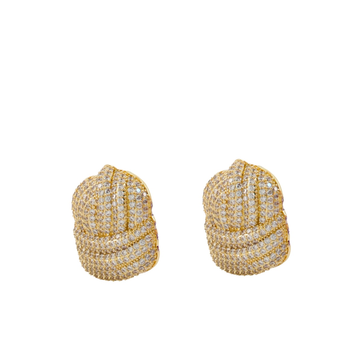 knot-effect earrings - Img 2