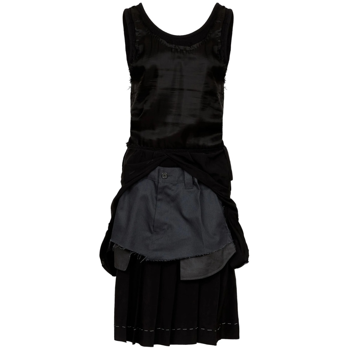 layered midi dress