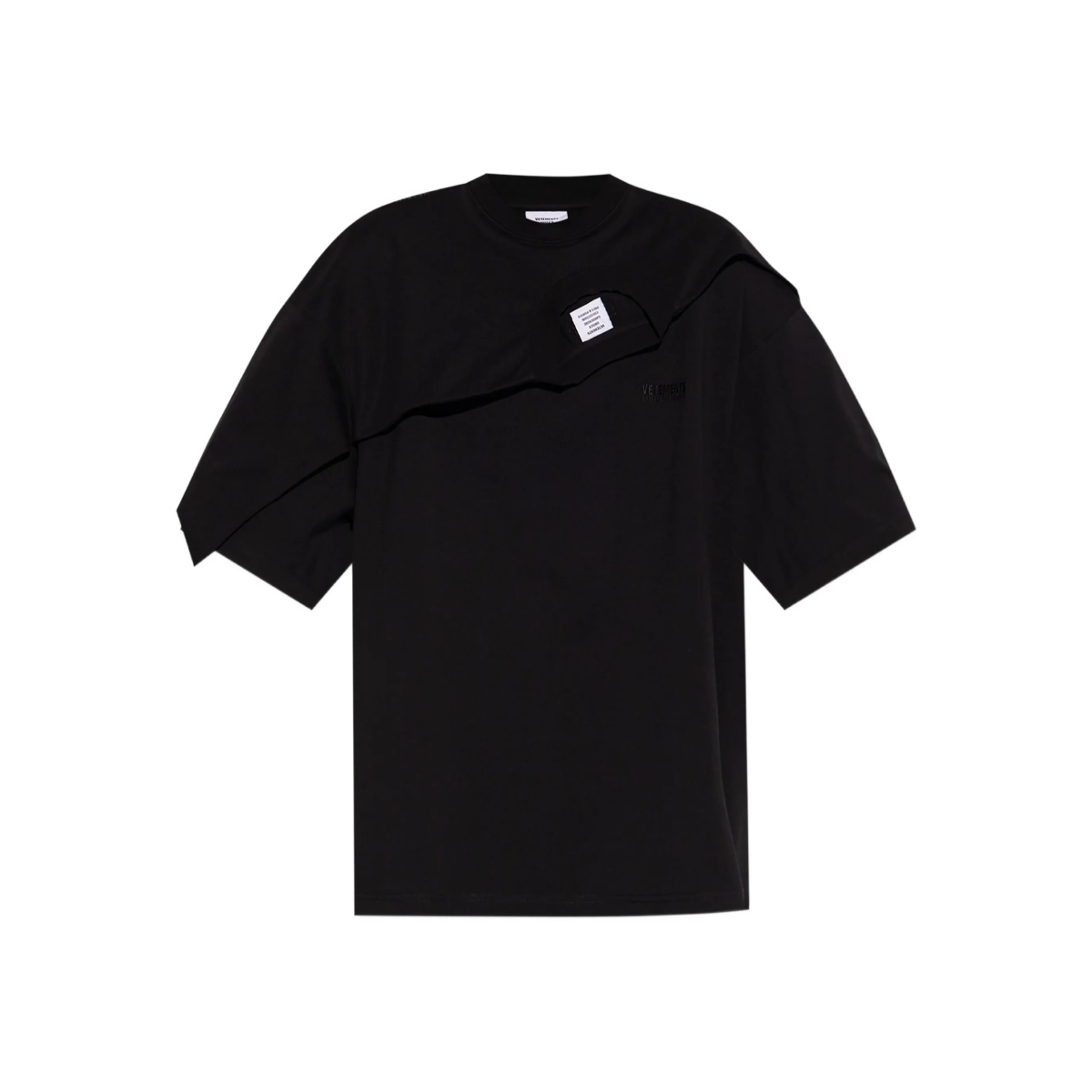 layered-panel T-shirt