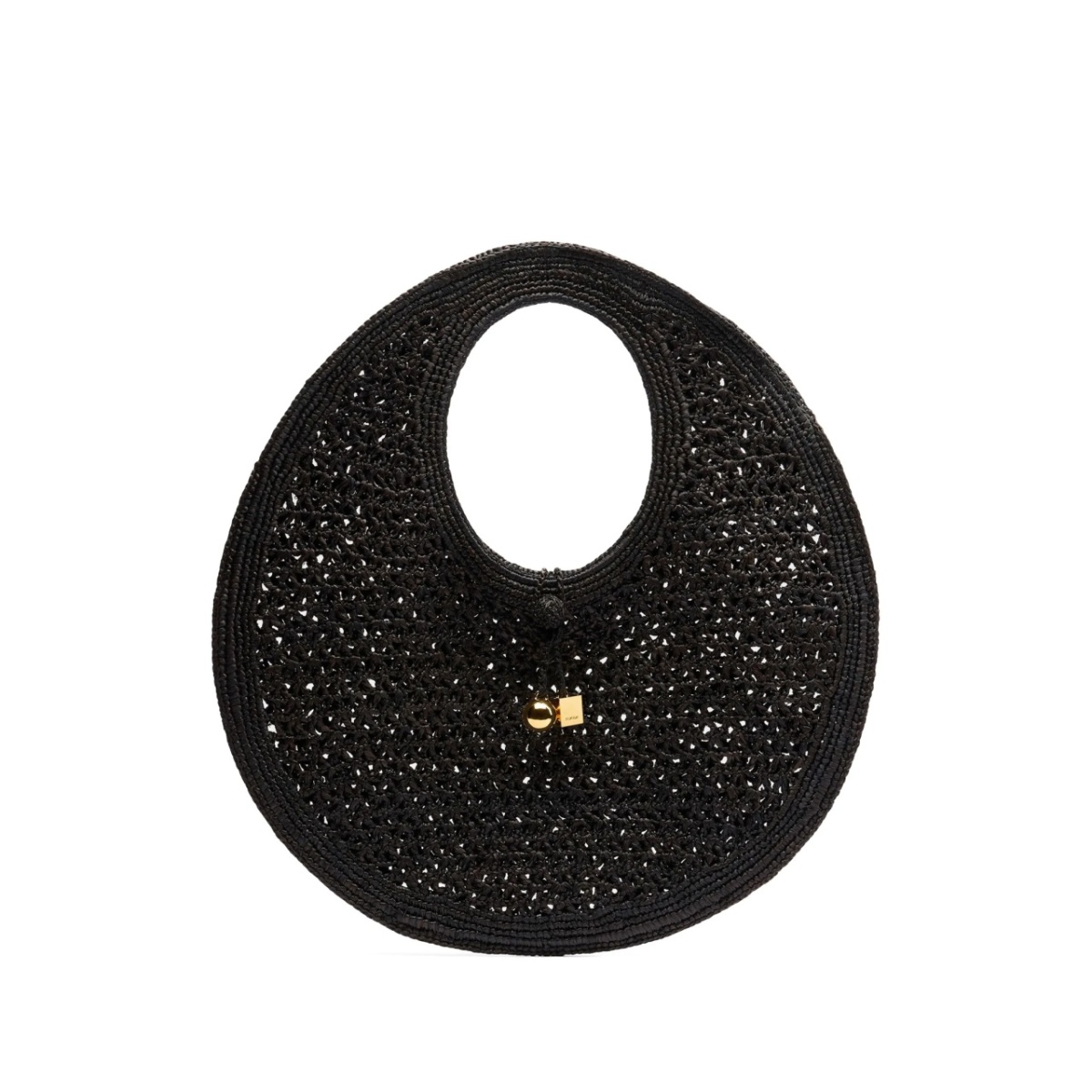Le Rond Spiaggia raffia shoulder bag