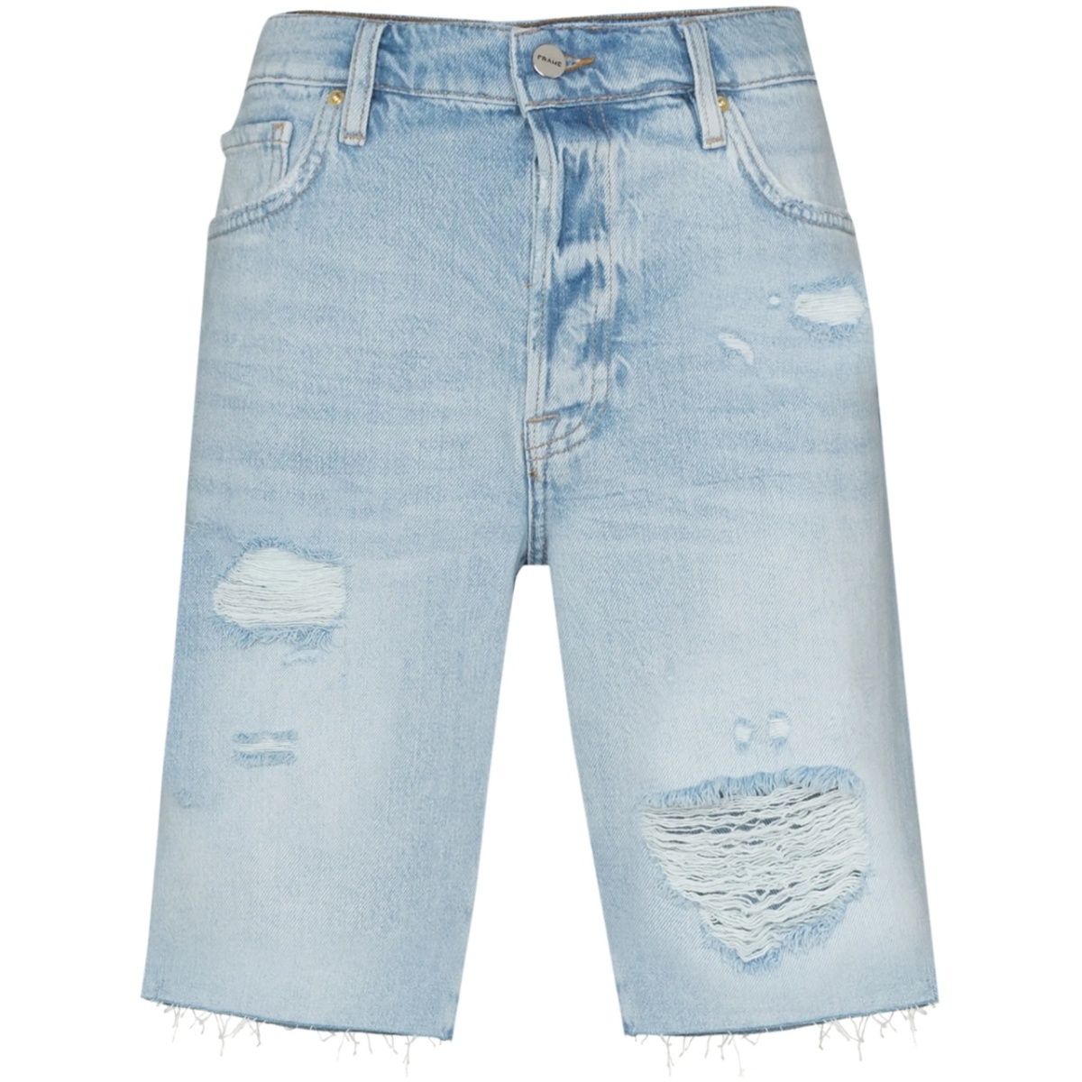 Le Slouch distressed Bermuda shorts