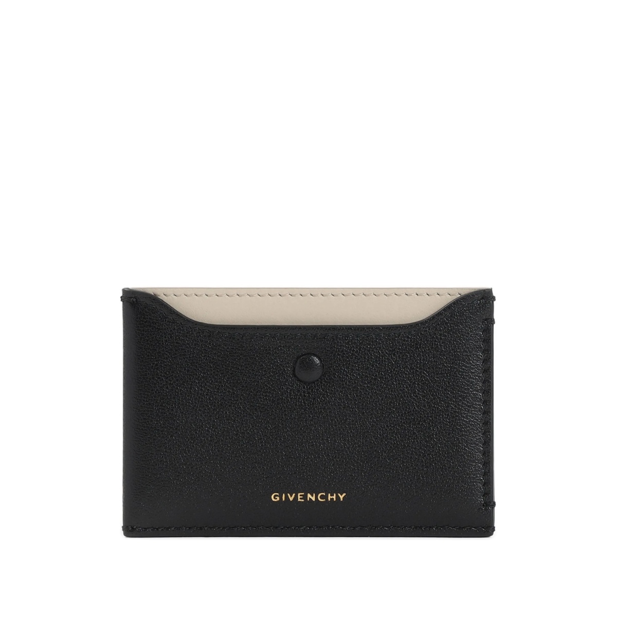 leather two-tone cardholder