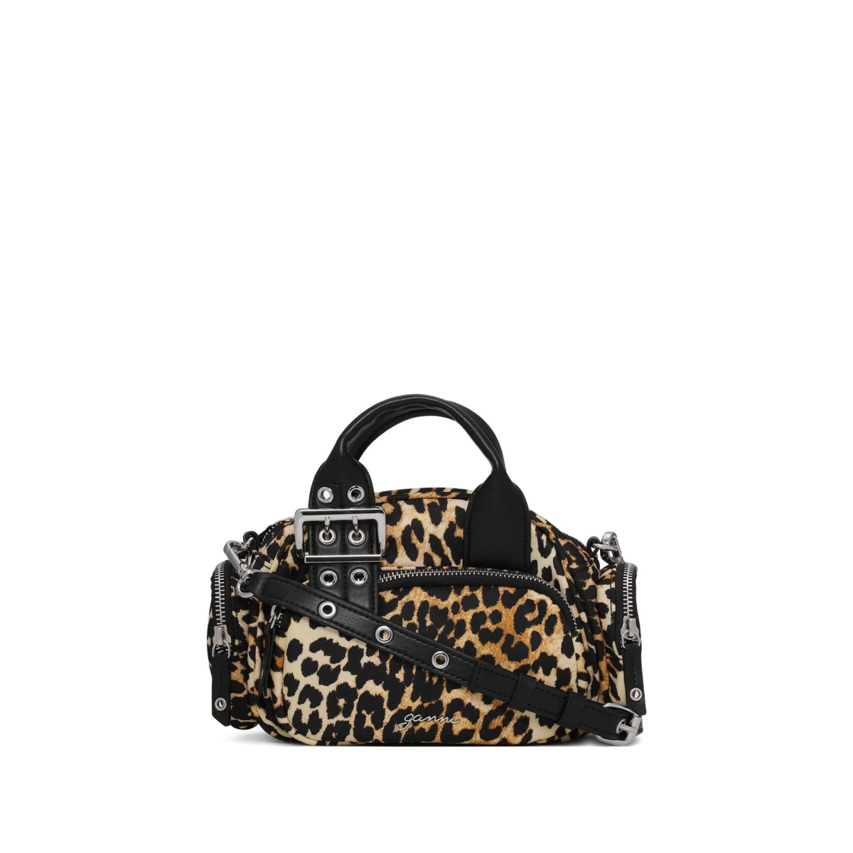 leopard-print tote bag