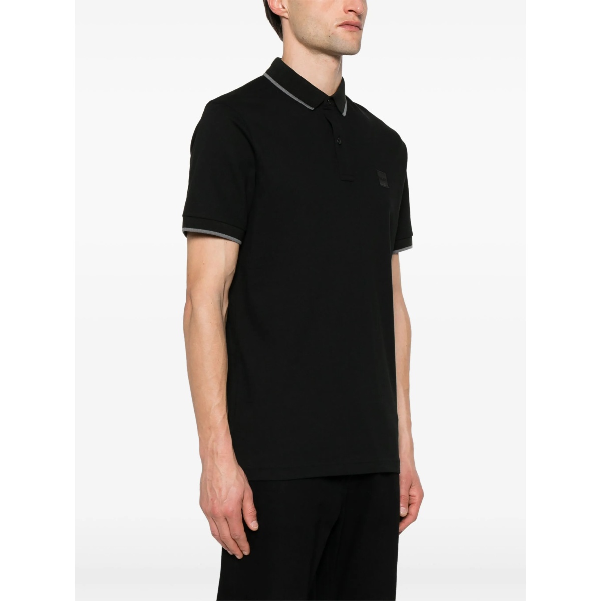 logo-appliqué polo shirt - Img 3