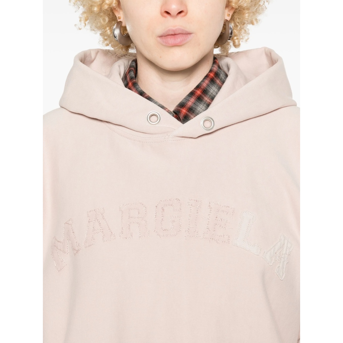 logo cotton hoodie - Img 5