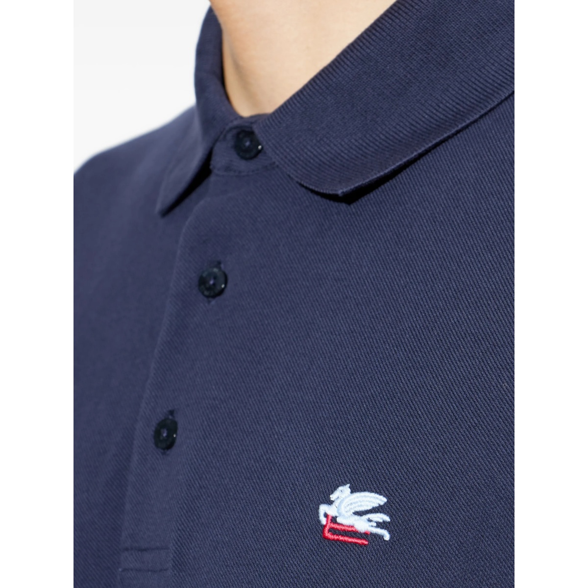 logo-detail polo shirt - Img 5