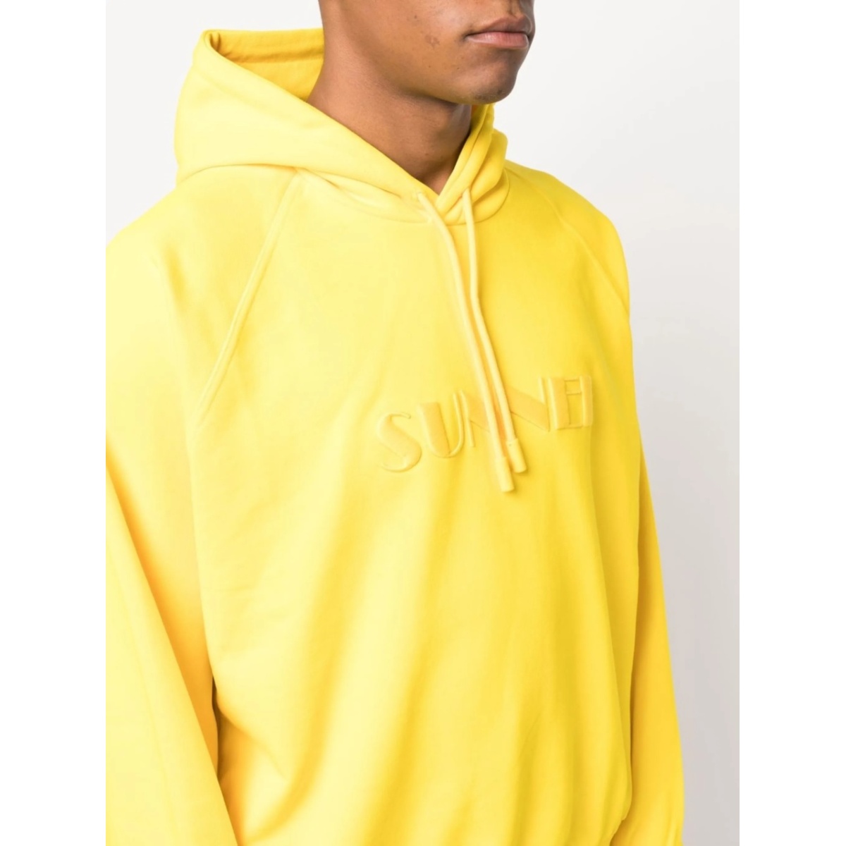 logo drawstring hoodie - Img 5