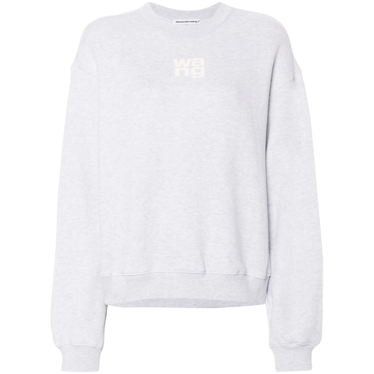 logo-embossed cotton sweatshirt