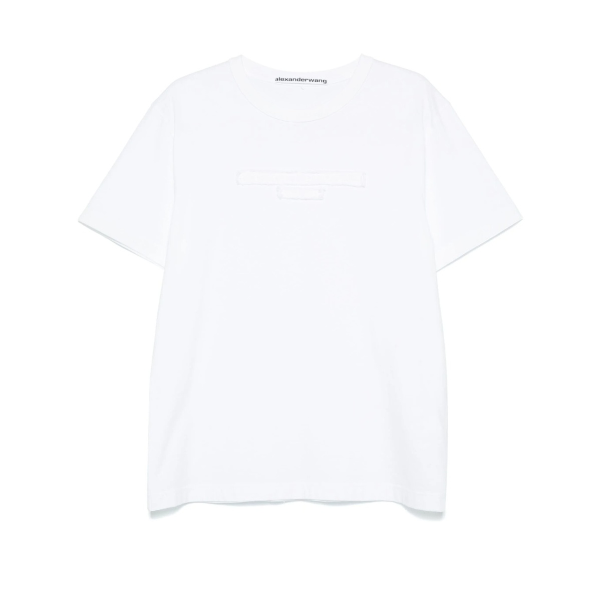 logo-embossed T-shirt