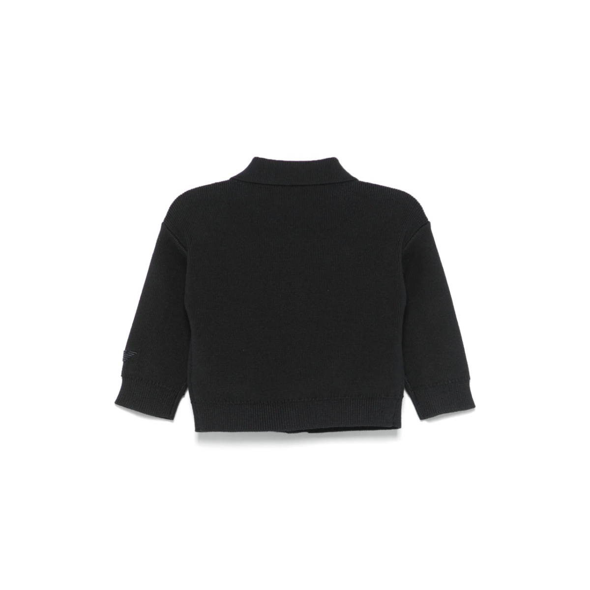 logo-embroidered cardigan - Img 2