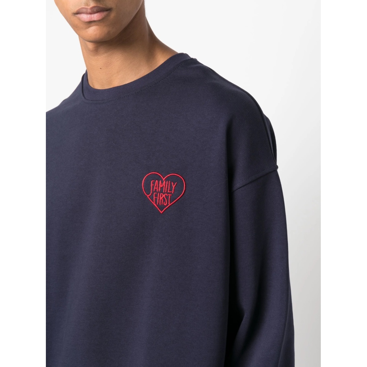 logo-embroidered cotton sweatshirt - Img 5