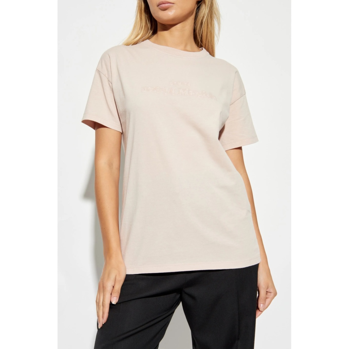 logo-embroidered cotton t-shirt - Img 3