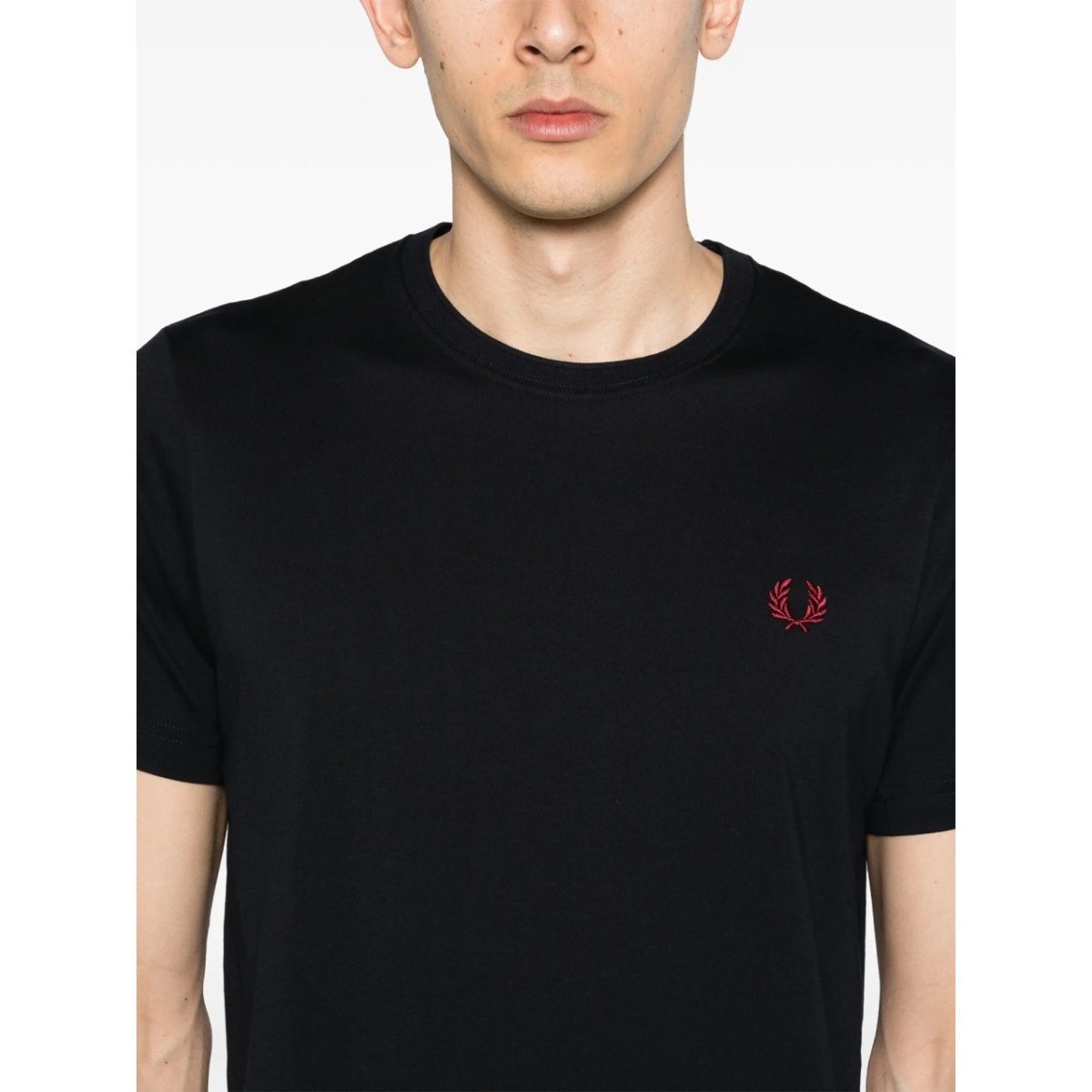 logo-embroidered cotton T-shirt - Img 5
